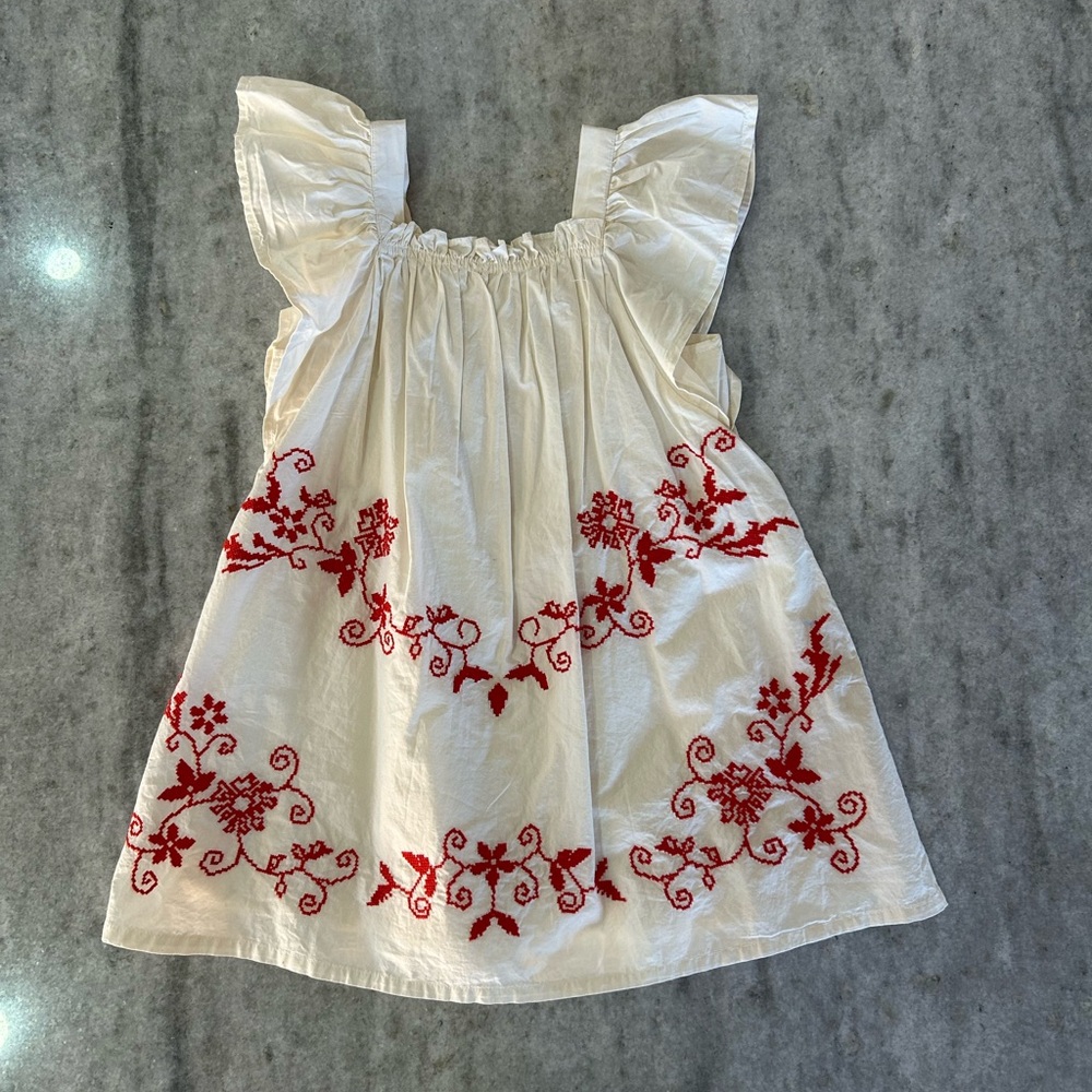 Zara Embroidered Dress Size 4